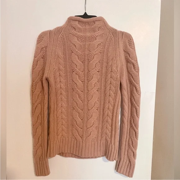 Magaschoni blush 100% cashmere sweater S/P - Picture 3 of 8